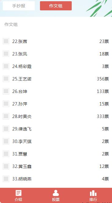 “妙笔生花，共同战'疫'”活动微信投票